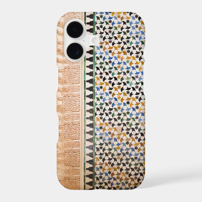 Moroccan Mosaic Patterned Phone Case (Back)