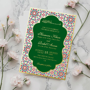 Moroccan Mosaic Terracotta Stones Islamic Wedding