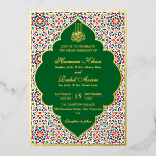 Moroccan Mosaic Terracotta Stones Islamic Wedding 