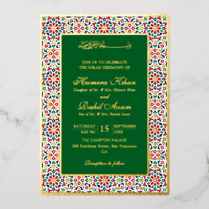 Moroccan Mosaic Terracotta Stones Islamic Wedding 