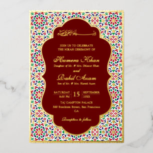 Moroccan Mosaic Terracotta Stones Islamic Wedding