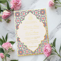 Moroccan Mosaic Terracotta Stones Islamic Wedding 