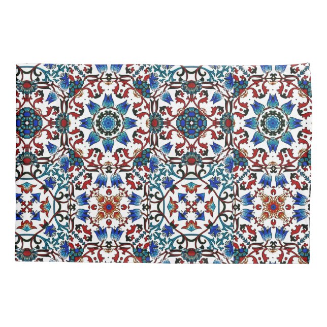 Moroccan,mosaic,Turkish, Pillowcase (Back)