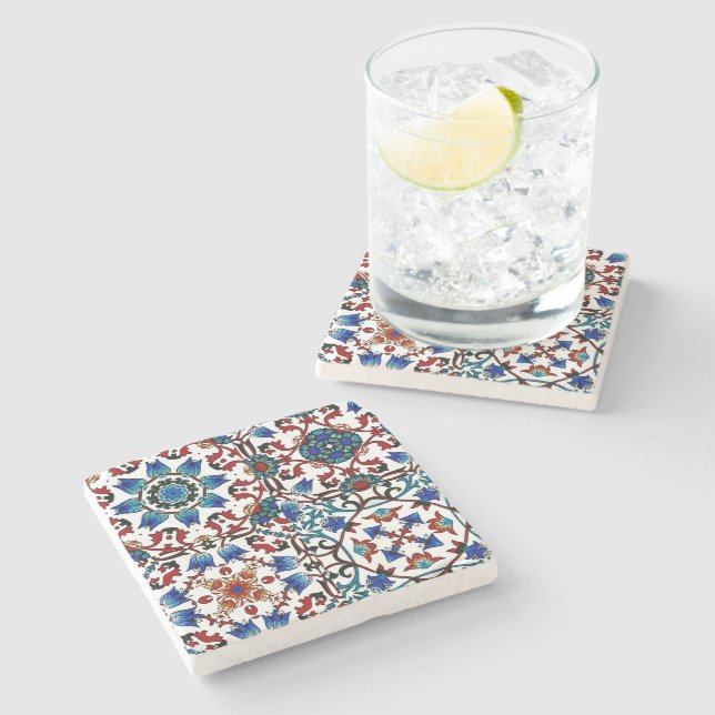 Moroccan,mosaic,Turkish, Stone Coaster (Side)