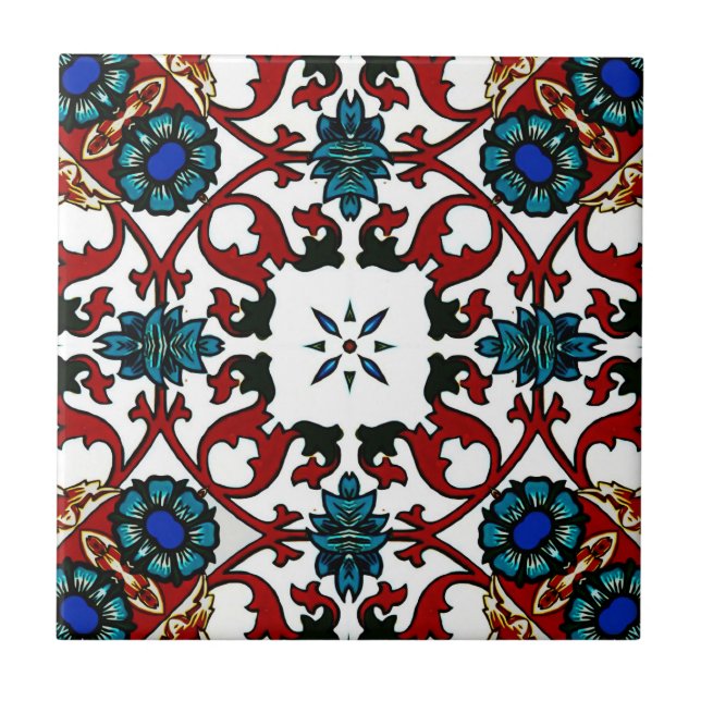Moroccan,mosaic,Turkish, Tile (Front)