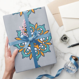 Moroccan mosaic wrapping paper
