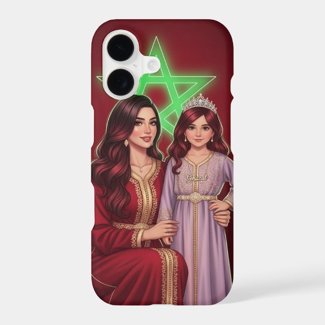 Moroccan Mother and Daughter Phone Case  (Back)