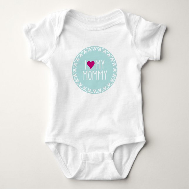 Moroccan Mummy Baby Bodysuit (Front)