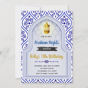 Moroccan Night invitation