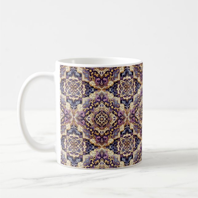Moroccan Nights in Festive Pattern Coffee Mug (Left)