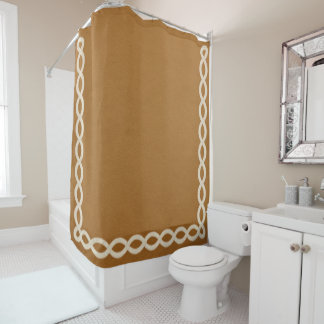 Moroccan Ochre Shower Curtain