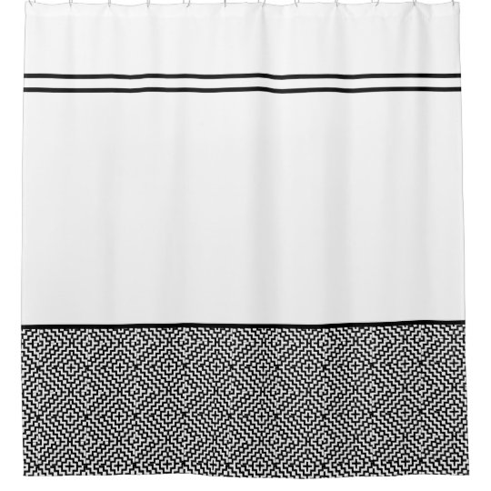 Moroccan Pattern Black And White Shower Curtains Zazzle Co Uk Moroccan Pattern Black And White Shower Curtains