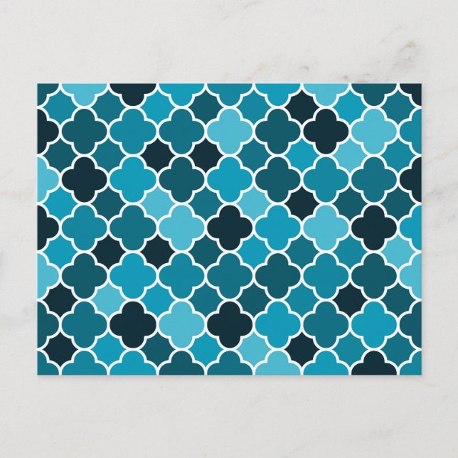 Moroccan pattern postcard (Front)