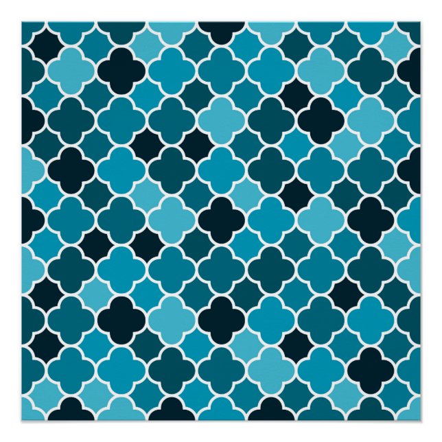 Moroccan pattern poster (Front)