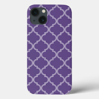 Moroccan Pattern | Rich Purple iPhone 13 Case