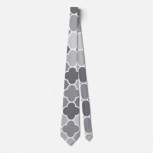 Moroccan pattern tie