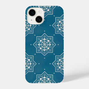 Moroccan Portuguese Blue Azulejos Tile Pattern iPhone 14 Case
