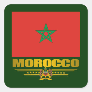 "Moroccan Pride" Square Sticker