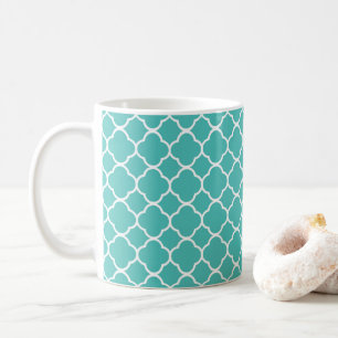 Moroccan quatrefoil coffee mug