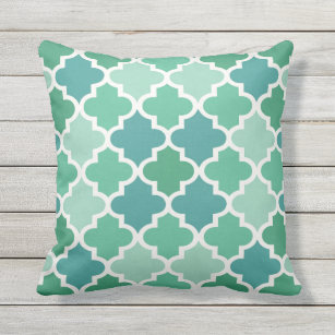 Green Moroccan Cushions Decorative Throw Cushions Zazzle Uk