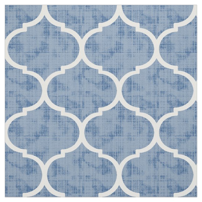 Moroccan Quatrefoil Tile Pattern Home Decor Fabric (Swatch)