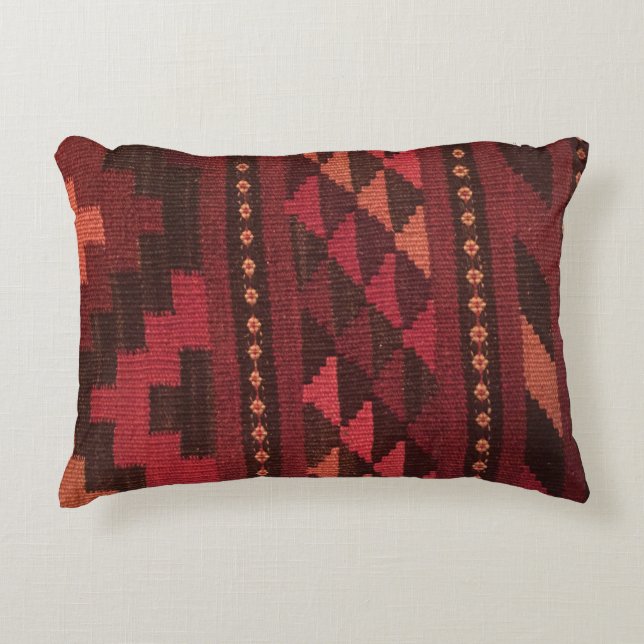 Moroccan Rug, burgundy tone Decorative Cushion (Front)