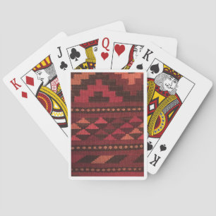 Moroccan RUG image, SOUTHWESTERN STYLE Playing Cards