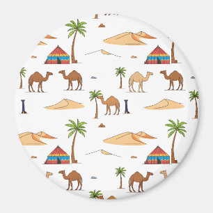 Moroccan Sahara Desert Camels Magnet