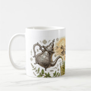 Moroccan Sahara Mint Tea - Vintage Berber Teapot M Coffee Mug
