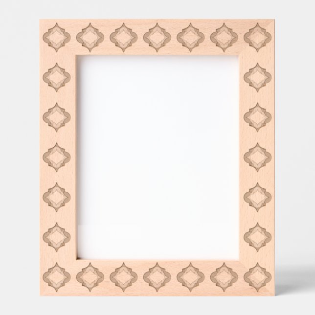 Moroccan shapes etched frames (Front)