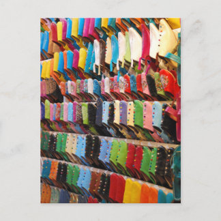 Moroccan Shoes Postcard