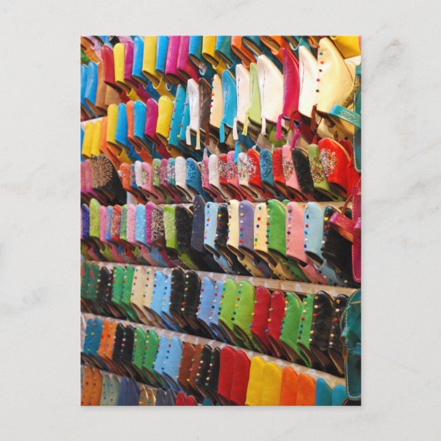Moroccan Shoes Postcard (Front)