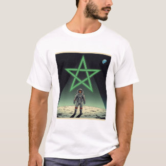 Moroccan Star on the Moon - Vintage Art T-Shirt