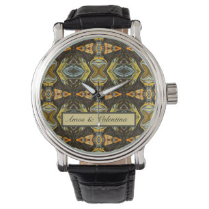 Moroccan style marble customisable      watch