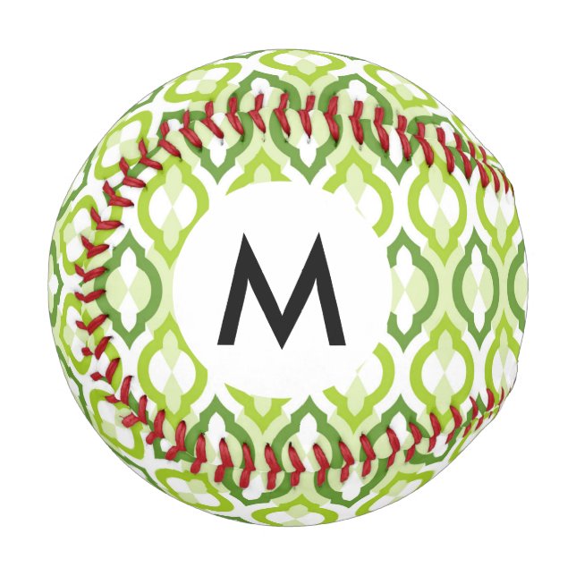 Moroccan Style Pattern Baseball (Front Left)