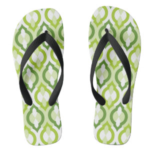 Moroccan Style Pattern Flip Flops