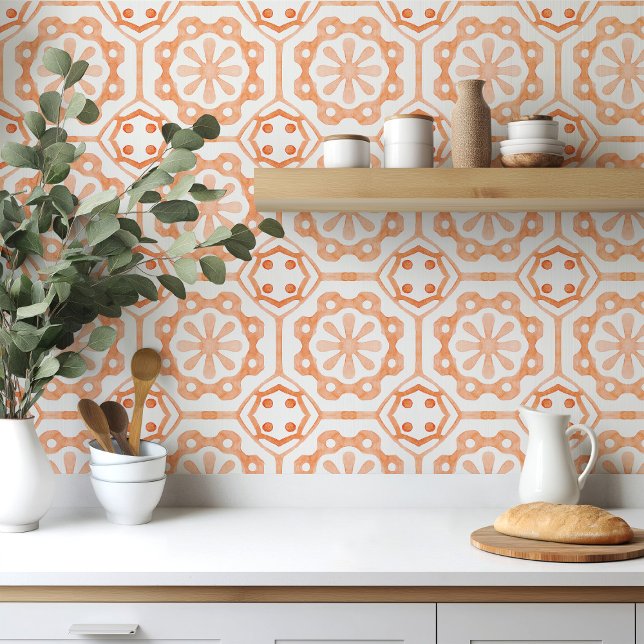 Moroccan style tile in orange (Creator Uploaded)