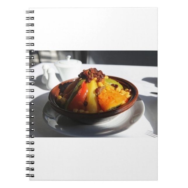 Moroccan Tagine - Morocco Food Notebook (Front)