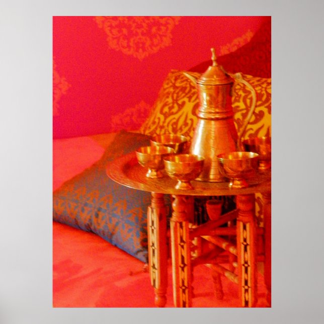 Moroccan Tea Time Poster (Front)
