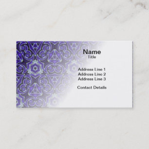 Moroccan Textile Pattern Business Card