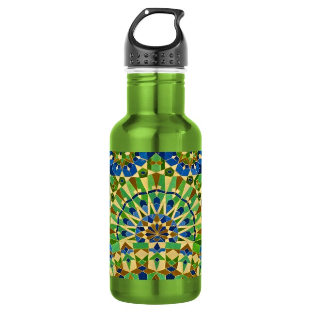 Moroccan Tile 532 Ml Water Bottle (Front)