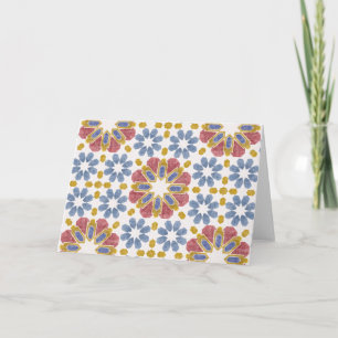 Moroccan Tile Card