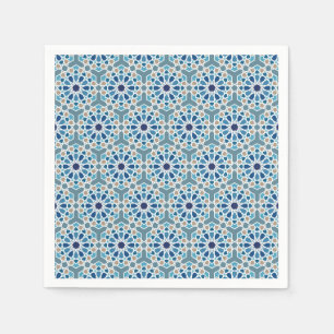 Moroccan tile designs napkin