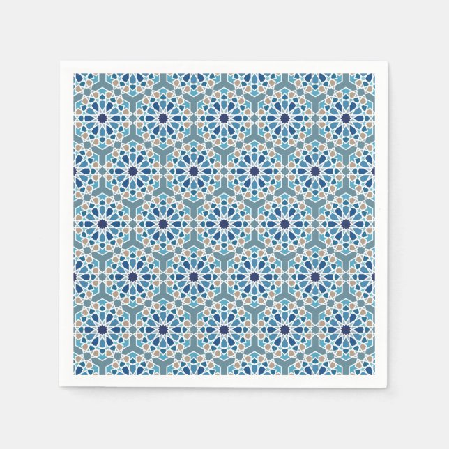 Moroccan tile designs napkin (Front)
