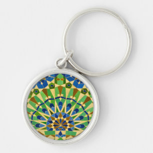 Moroccan Tile Key Ring