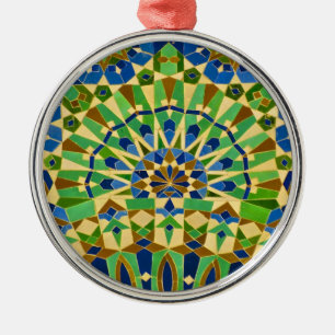 Moroccan Tile Metal Tree Decoration