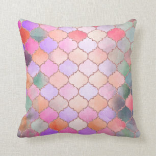 Moroccan Tile Pattern Cushion