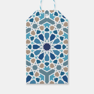 Moroccan Tile Pattern Gift Tags