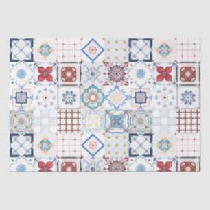 Moroccan Tile Pattern Tissue Paper
