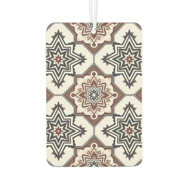 Moroccan Tile Patterned Air Freshener  (Back)